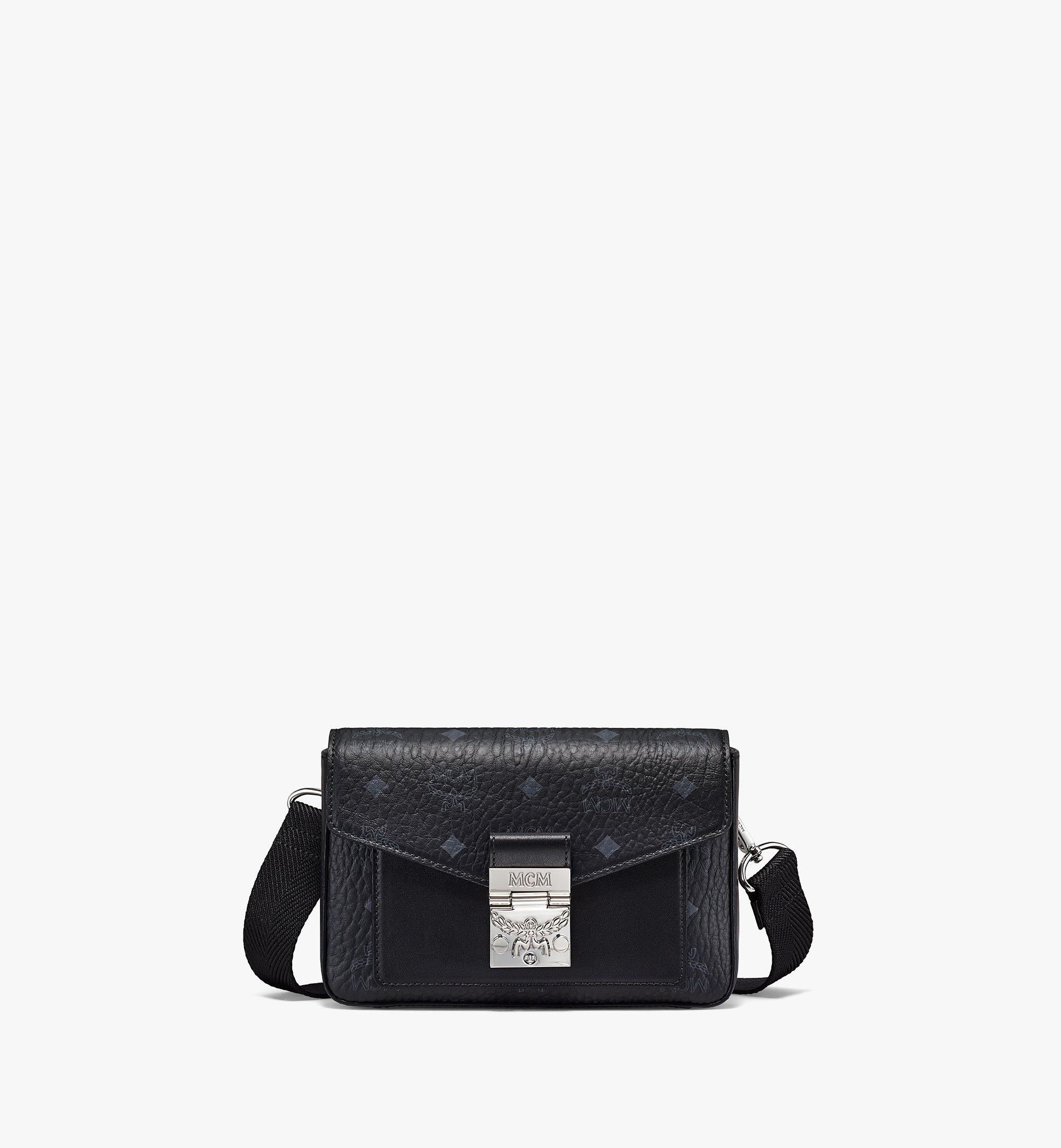 Mcm crossbody sale bag black